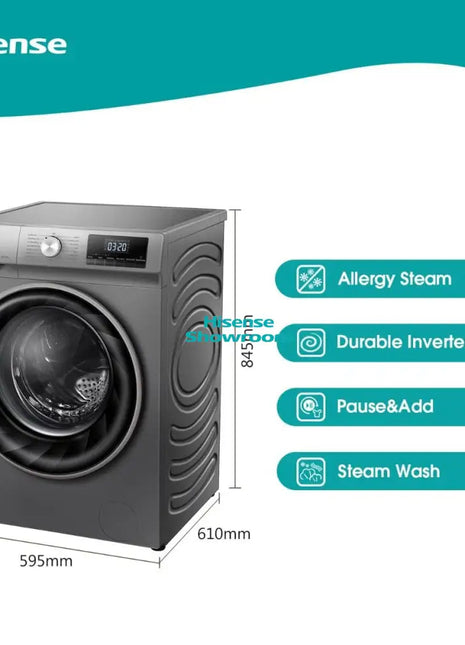 Hisense WD3Q1043BT | Hisense Front Load Washer (10kg) and Dryer (6kg)