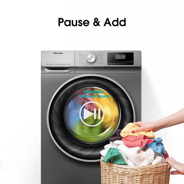 Hisense WD3Q1043BT | Hisense Front Load Washer (10kg) and Dryer (6kg)