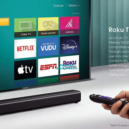 "TV MATE" 2.0CH SOUNDBAR HS205