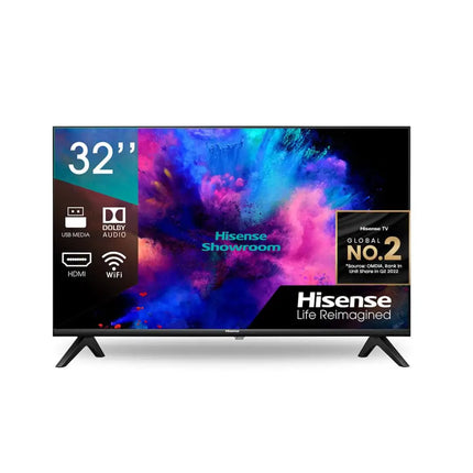 Hisense 80 cm (32 inch) 2Yr Warranty HD Smart LED TV with One Touch Access, Built-in Google Assistant (32A4G)