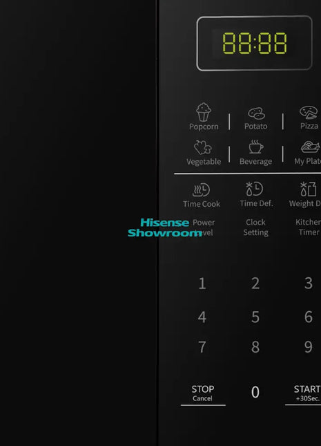 Hisense H37MOBS5X | 37L Black Microwave