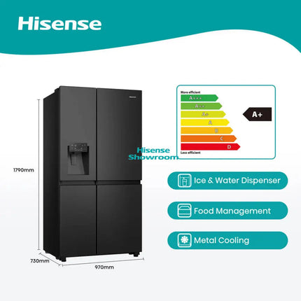 Hisense H780SB-IDL | (Side by Side) Refrigerator