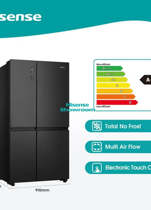 Hisense Side By Side Fridge-Freezer (631L) | (Side by Side) Refrigerator