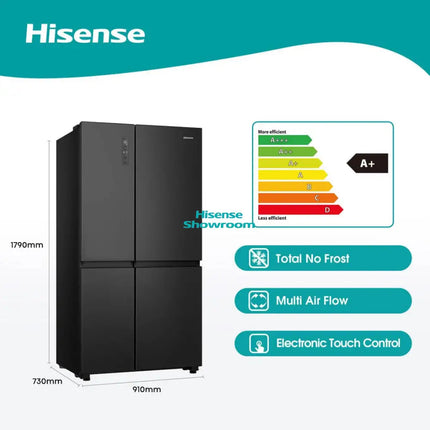 Hisense Side By Side Fridge-Freezer (631L) | (Side by Side) Refrigerator