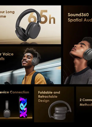 Oraimo BoomPop Lite ENC Over-Ear Wireless Headphones